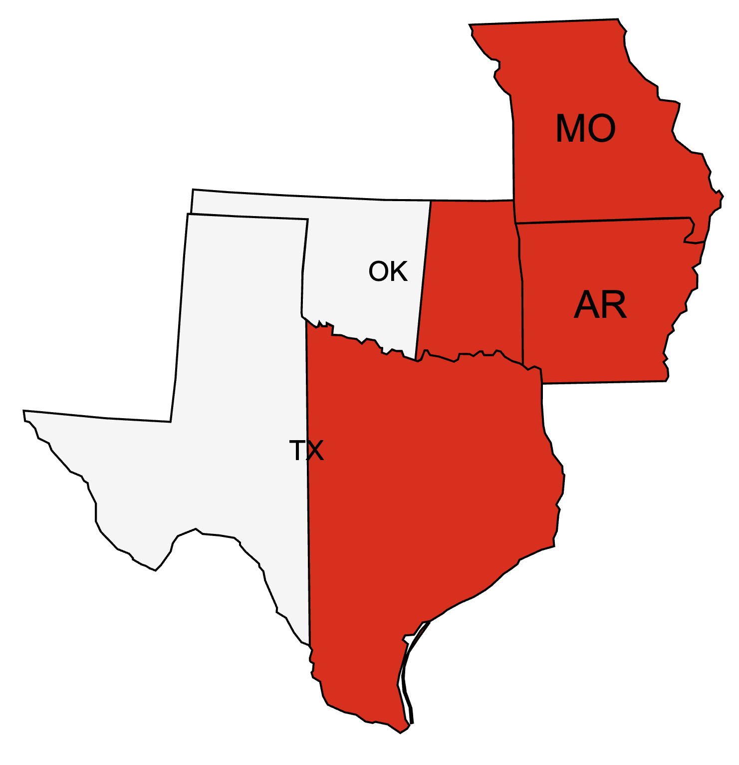 Map of Northwest Arkansas service area